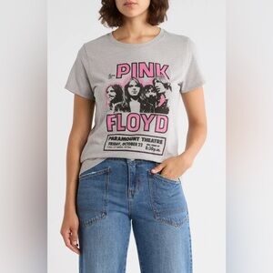 Lucky Brand Pink Floyd Tee NWT Gray Small